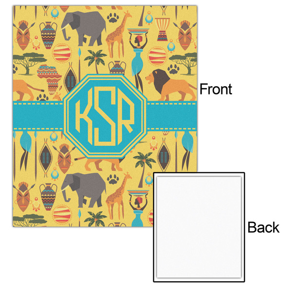 African Safari 20x24 - Matte Poster - Front & Back