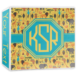 African Safari 3-Ring Binder - 3 inch (Personalized)