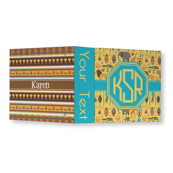 African Safari 3 Ring Binders - Full Wrap - 3" - OPEN OUTSIDE