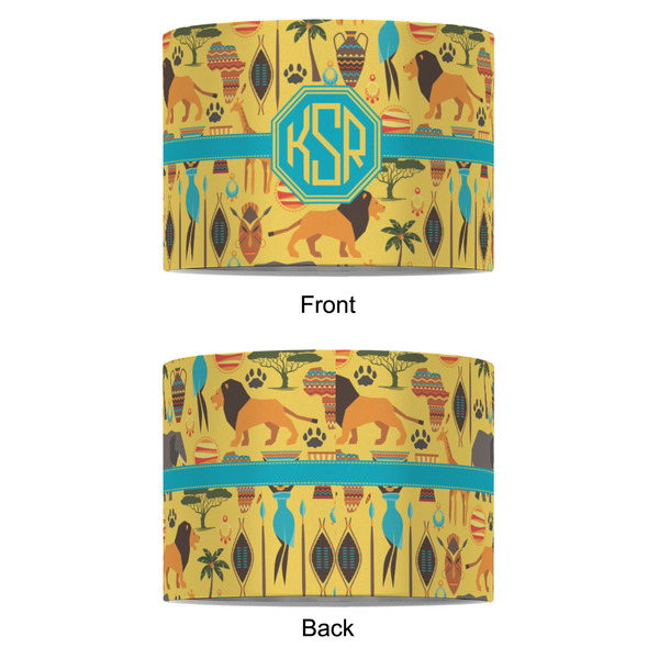 African Safari 8" Drum Lampshade - APPROVAL (Fabric)