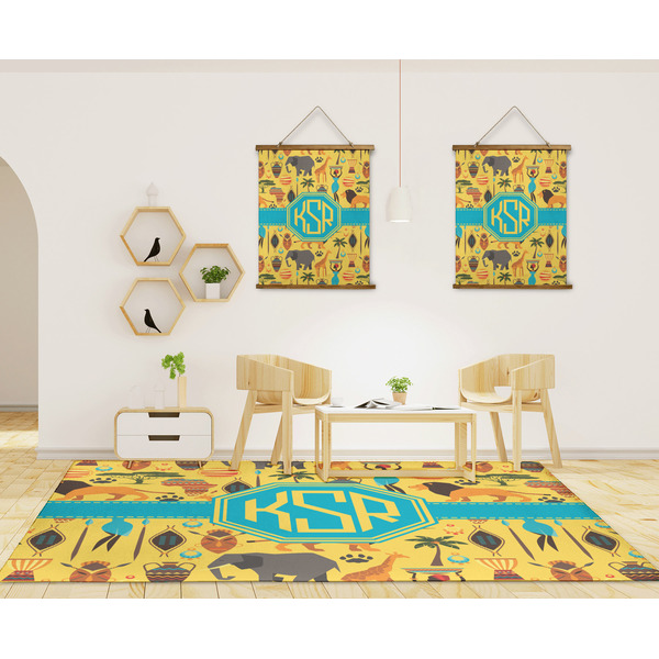 African Safari 8'x10' Indoor Area Rugs - IN CONTEXT