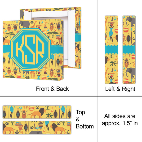 African Safari 8x8 - Canvas Print - Approval