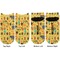 African Safari Adult Ankle Socks - Double Pair - Front and Back - Apvl
