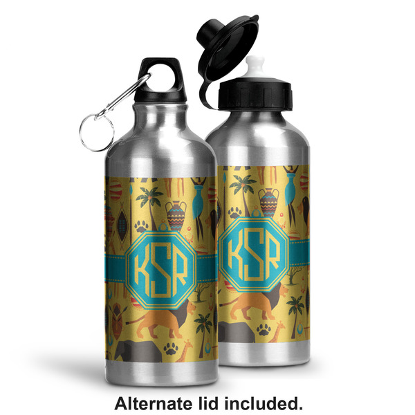 African Safari Aluminum Water Bottle - Alternate lid options