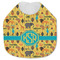African Safari Jersey Knit Baby Bib w/ Monogram