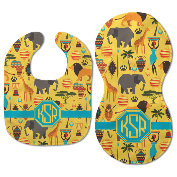 African Safari Baby Bib & Burp Set - Approval (new bib & burp)