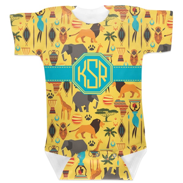 Custom African Safari Baby Bodysuit (Personalized)