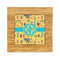 African Safari Bamboo Trivet with 6" Tile - FRONT