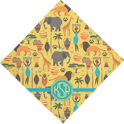 African Safari Dog Bandana Scarf w/ Monogram