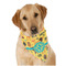 African Safari Dog Bandana Scarf w/ Monogram