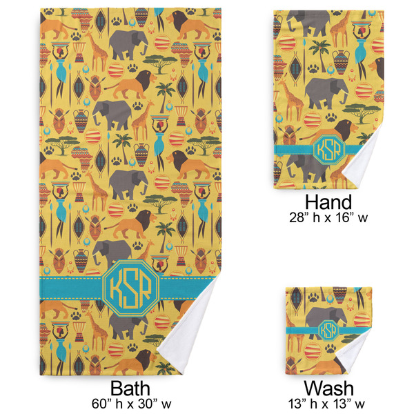 African Safari Bath Towel Sets - 3-piece - Approval