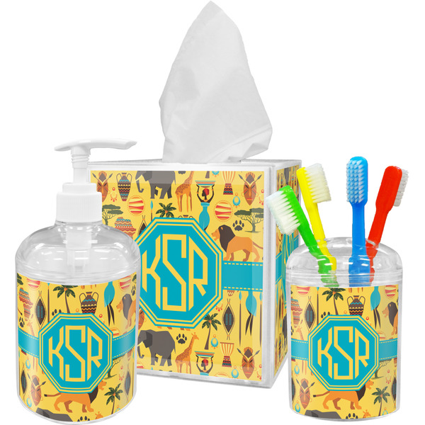 African Safari Bathroom Accessories Set (Personalized)