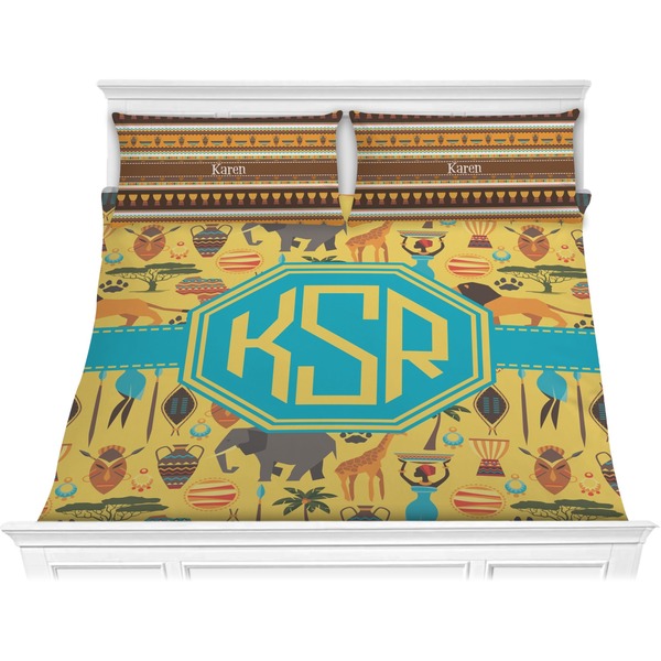 Custom African Safari Comforter Set - King (Personalized)
