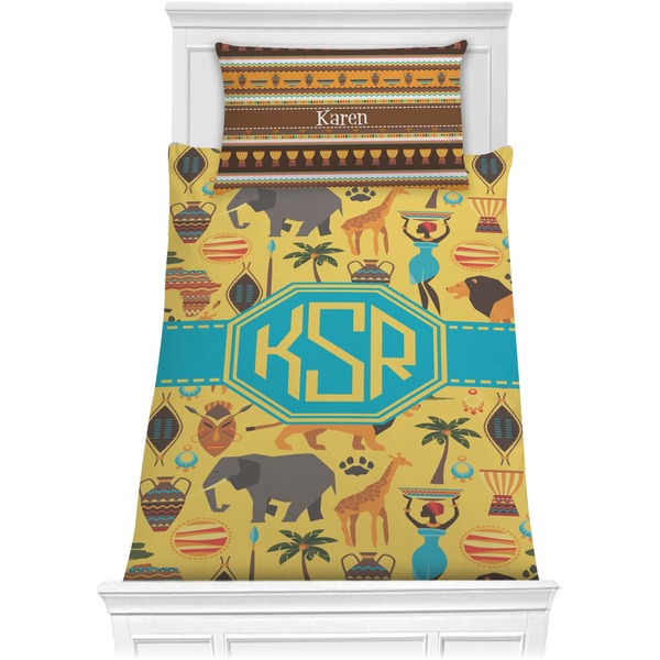 Custom African Safari Comforter Set - Twin (Personalized)