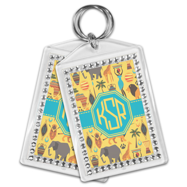 African Safari Bling Keychain - MAIN