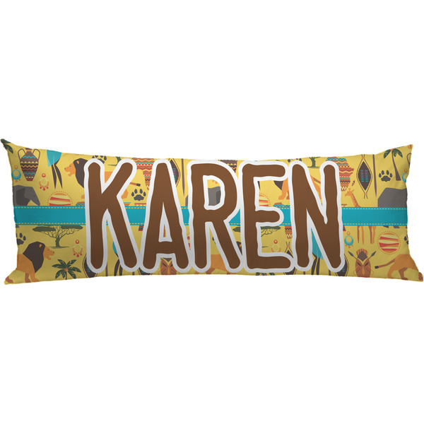 Custom African Safari Body Pillow Case (Personalized)