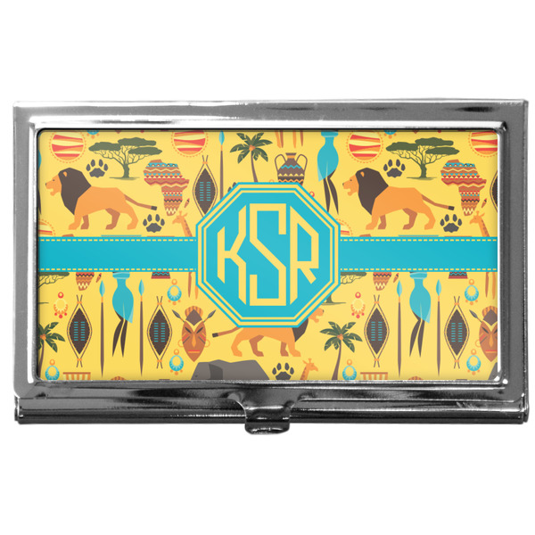Custom African Safari Business Card Case