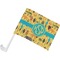 African Safari Car Flag - Small w/ Monogram