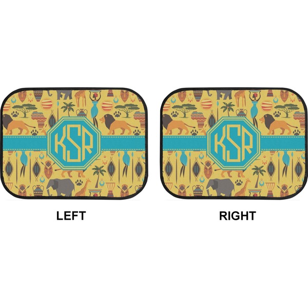 African Safari Car Floor Mats (Back Seat) (Approval)