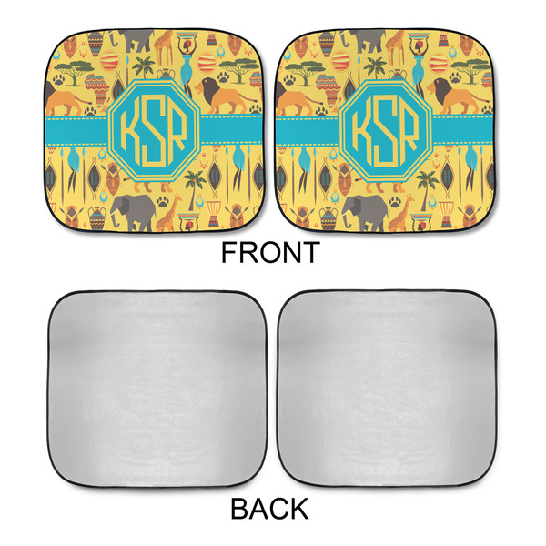 African Safari Car Sun Shades - APPROVAL
