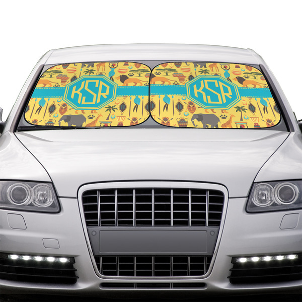 African Safari Car Sun Shades - IN CONTEXT