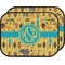 African Safari Car Floor Mats (Back Seat) (Personalized)