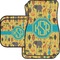 African Safari Car Floor Mats Set - 2 Front & 2 Back (Personalized)