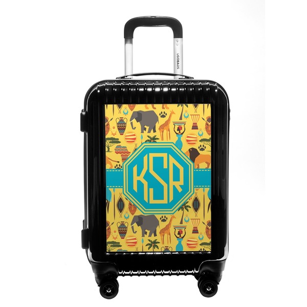 Custom African Safari Carry On Hard Shell Suitcase (Personalized)