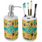 African Safari Ceramic Bathroom Accessories Set (Personalized)