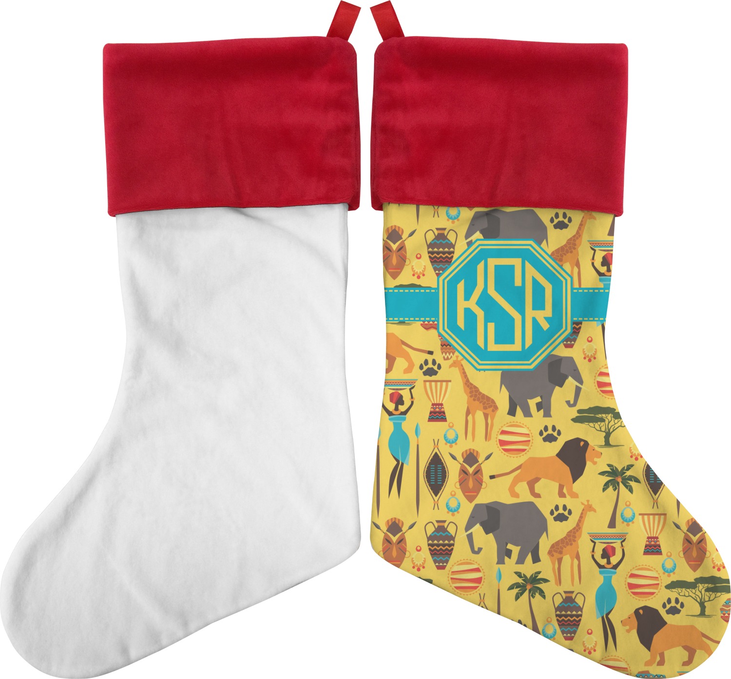 African Safari Christmas Stocking (Personalized) YouCustomizeIt