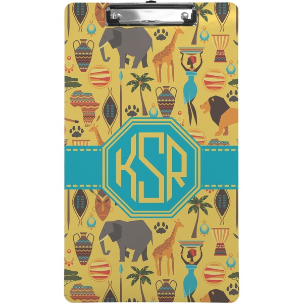 Custom African Safari Clipboard (Legal Size) (Personalized)