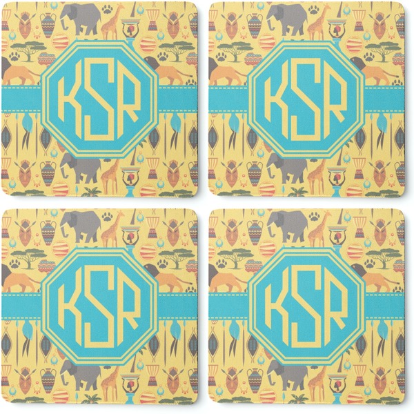 African Safari Coaster Rubber Back - Apvl