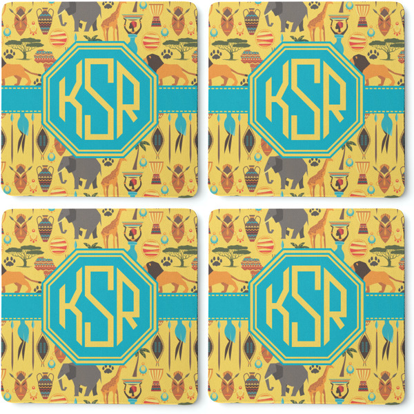 African Safari Coaster Rubber Back - Apvl