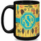 African Safari Coffee Mug - 15 oz - Black Full