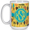 African Safari 15 Oz Coffee Mug - White (Personalized)