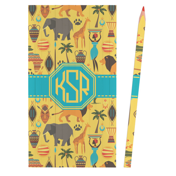 African Safari Colored Pencils - Front View