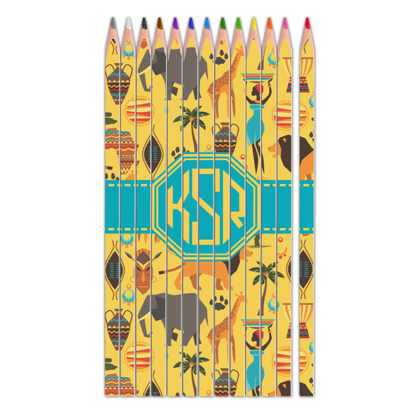 Custom African Safari Colored Pencils (Personalized)
