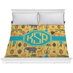 African Safari Comforter - King (Personalized)