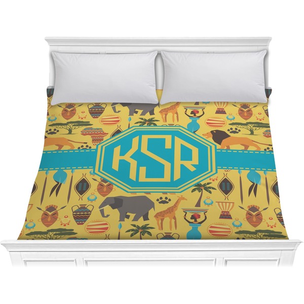 Custom African Safari Comforter - King (Personalized)