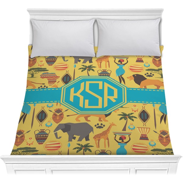 Custom African Safari Comforter - Full / Queen (Personalized)