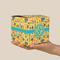 African Safari Cube Favor Gift Box - On Hand - Scale View