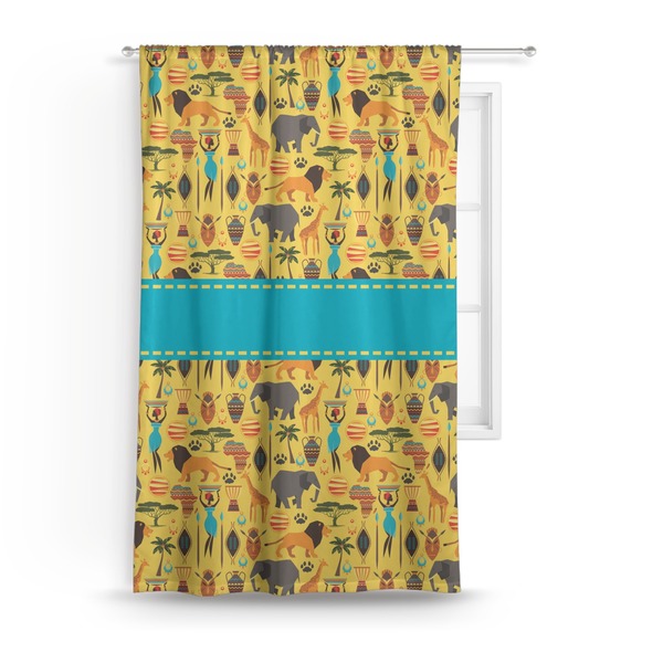 Custom African Safari Curtain - 50"x84" Panel