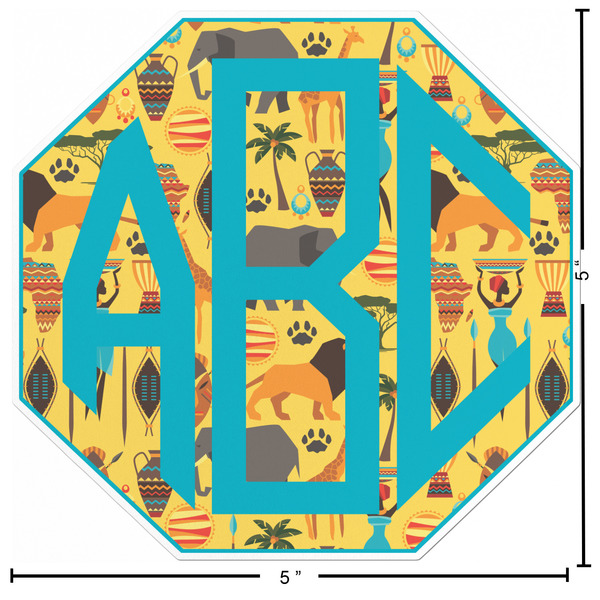 African Safari Custom Shape Iron On Patches - L - APPROVAL