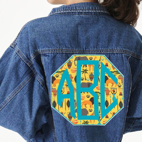 Custom African Safari Twill Iron On Patch - Custom Shape - 3XL (Personalized)