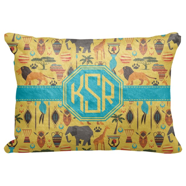 Custom African Safari Decorative Baby Pillowcase - 16"x12" (Personalized)