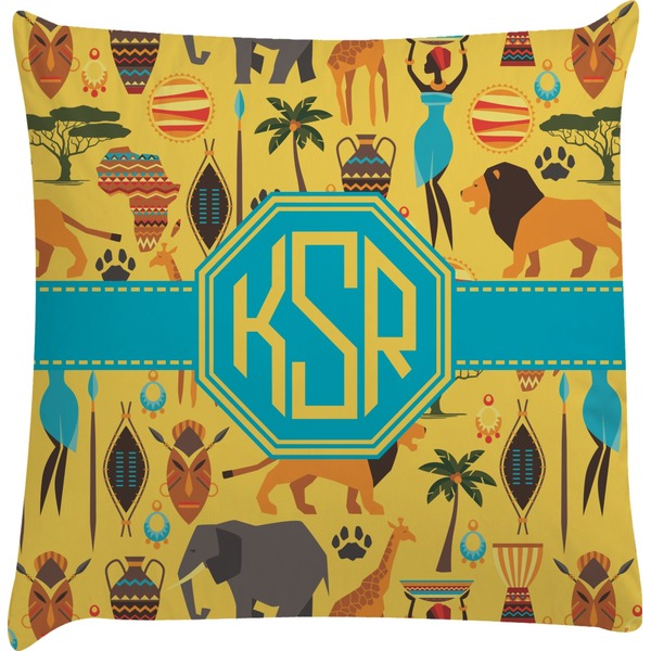 Custom African Safari Decorative Pillow Case (Personalized)