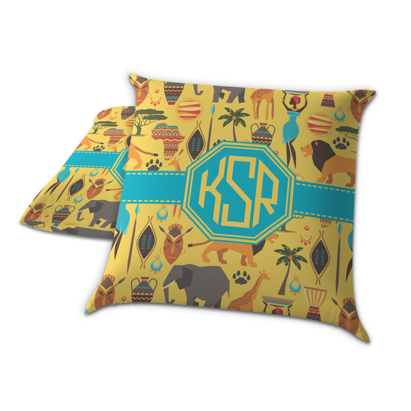 African Safari Decorative Pillow Case - TWO