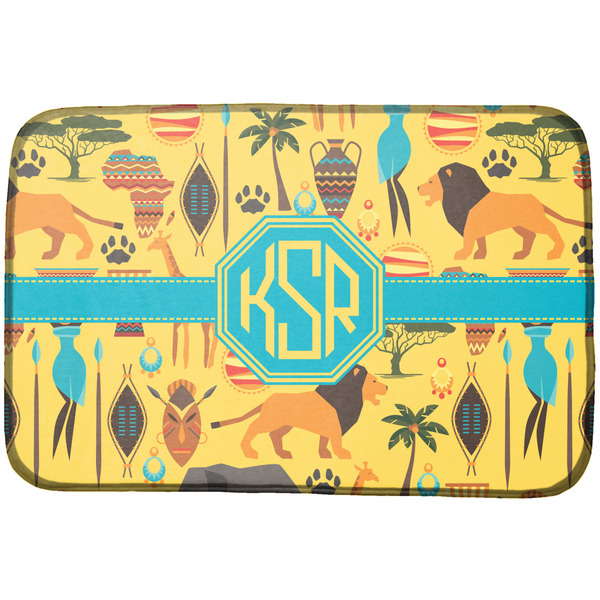 Custom African Safari Dish Drying Mat (Personalized)