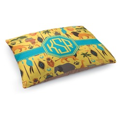 African Safari Dog Bed - Medium w/ Monogram