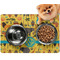 African Safari Dog Food Mat - Small LIFESTYLE